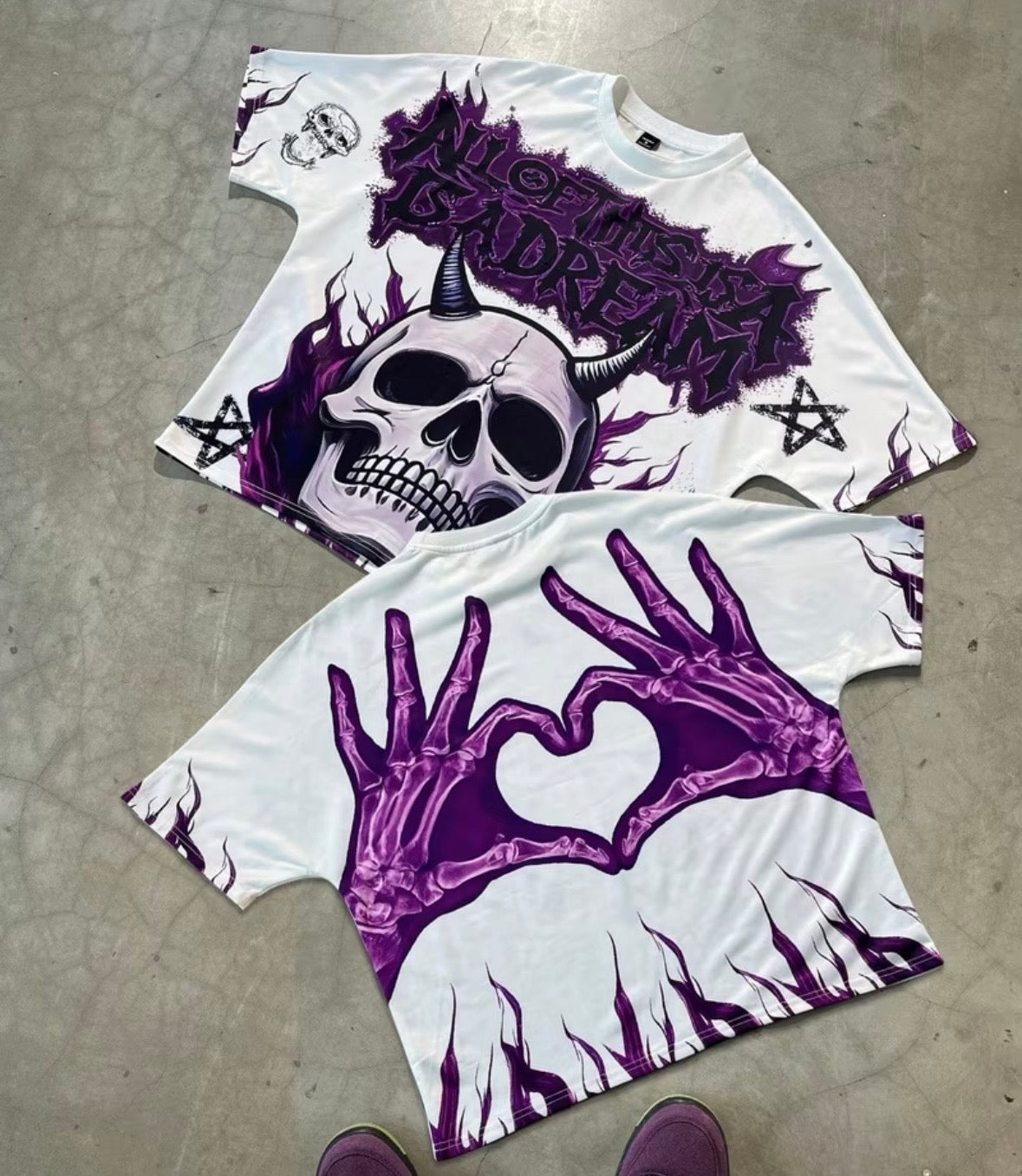 Y2K Inspired Gothic Graphic Tee