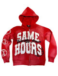 Y2K Style “Same 24hrs” Zip Up Hoodies