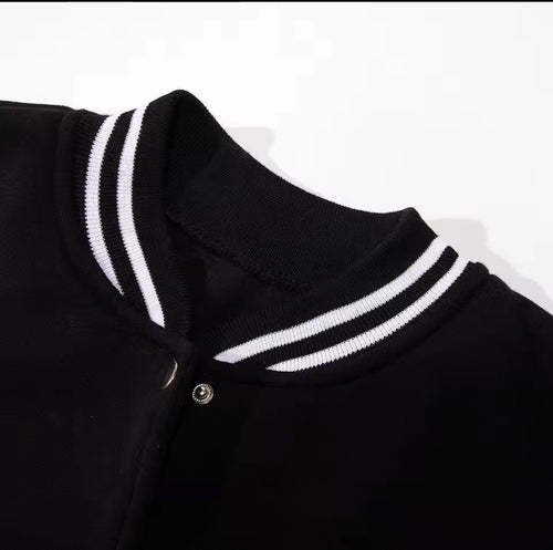 Men's Black Vintage “New York” Varsity Jacket