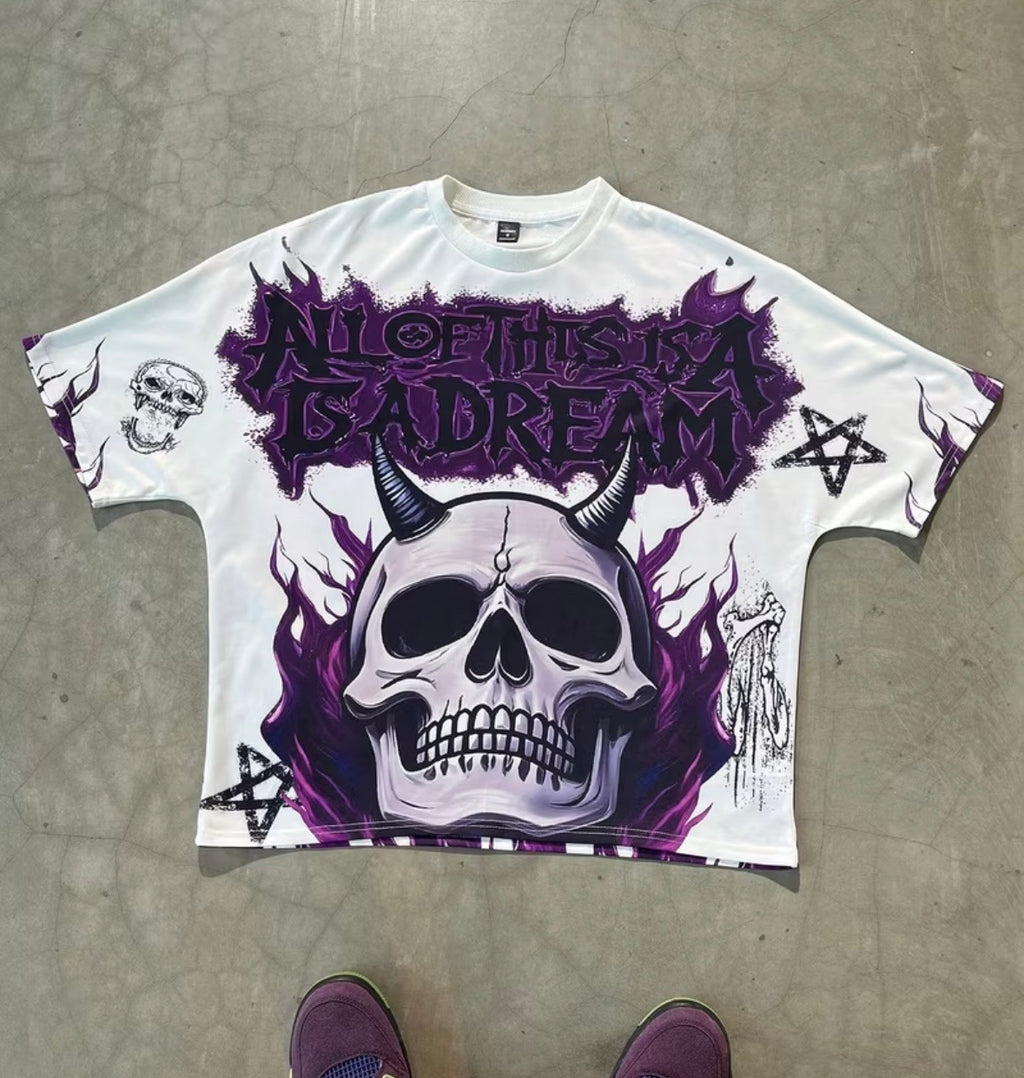 Y2K Inspired Gothic Graphic Tee