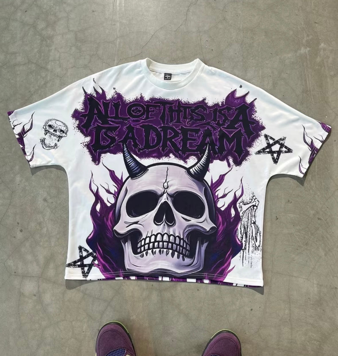 Y2K Inspired Gothic Graphic Tee