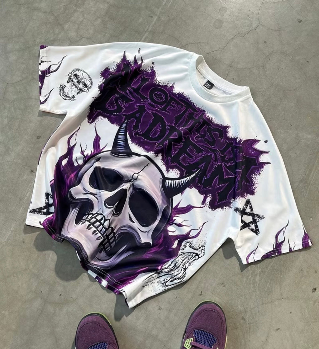 Y2K Inspired Gothic Graphic Tee