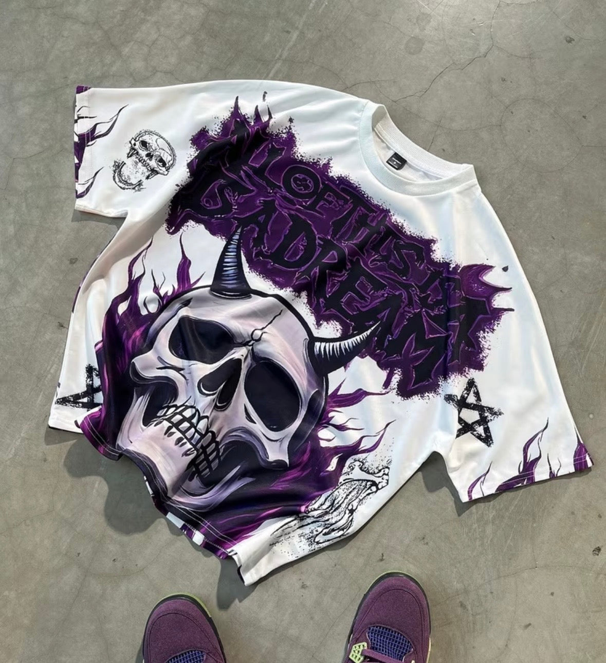 Y2K Inspired Gothic Graphic Tee